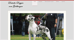 Desktop Screenshot of doggen-vom-goldbergsee.de