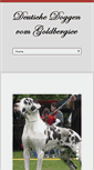 Mobile Screenshot of doggen-vom-goldbergsee.de