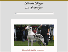 Tablet Screenshot of doggen-vom-goldbergsee.de